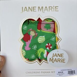 JANE MARIE Knit Pajama Set Kids Merry Whatever 2T/XL New With Tags